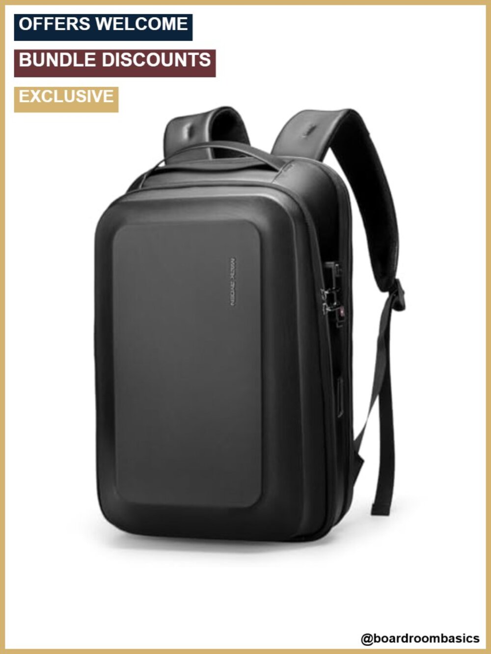 Hard Shell Laptop Backpack 15.6 inch Anti-Theft USB Charging Business Travel